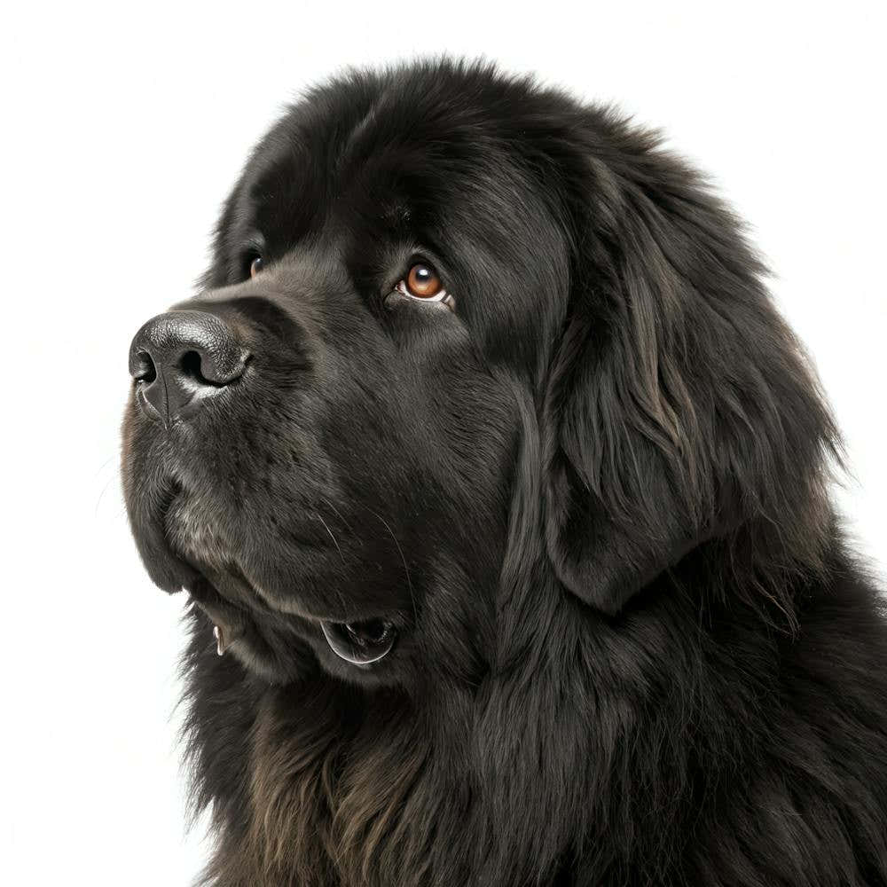 Newfoundland Dog Portrait