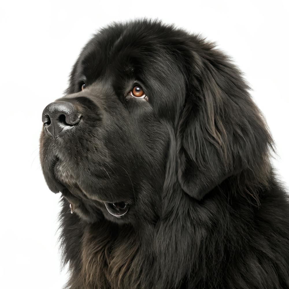 Newfoundland Dog Portrait