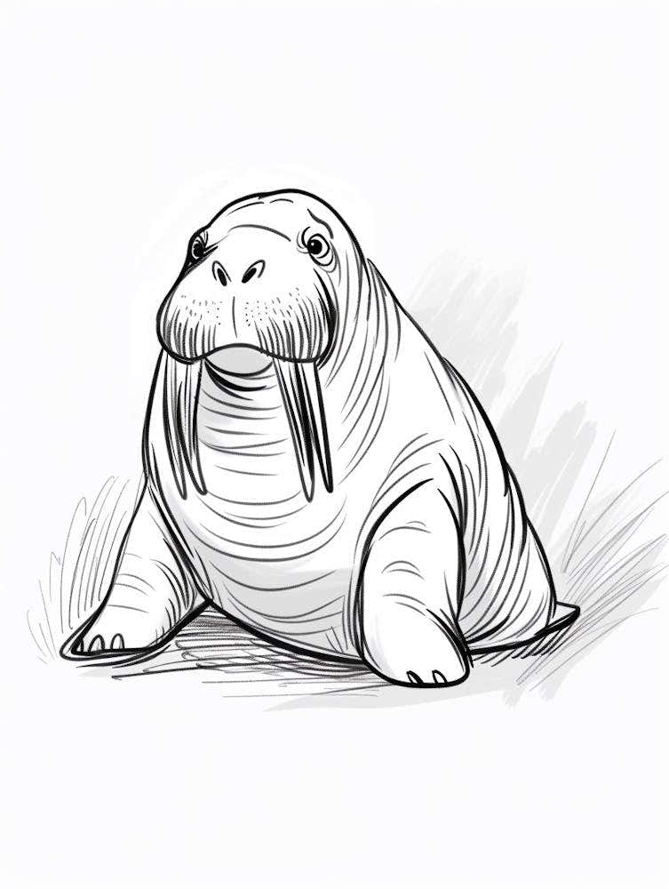 B&W Walrus
