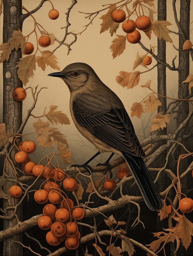 Dark And Moody Botanical Dipper 1