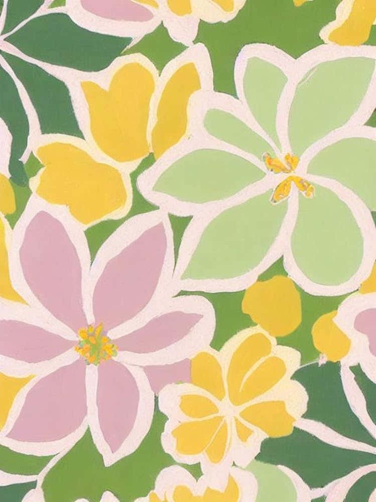 Lilac Pastel Floral 2 Flower