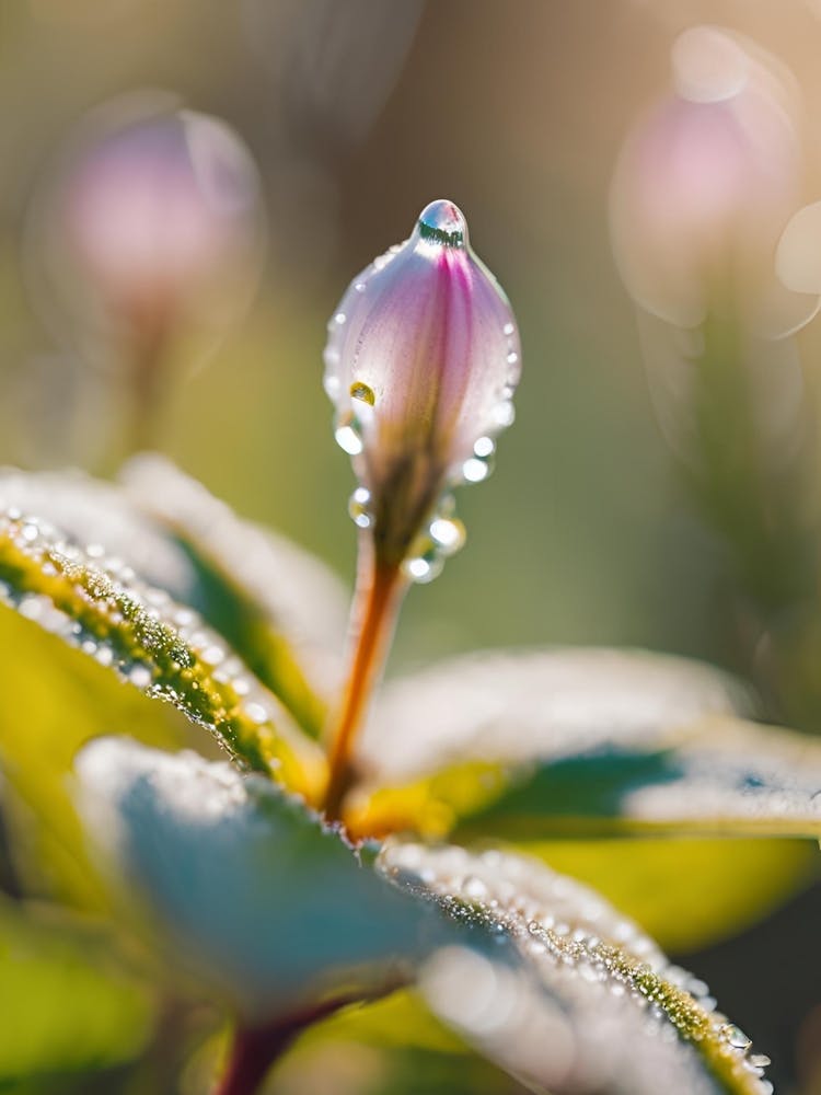 Dewdrops On A Flower