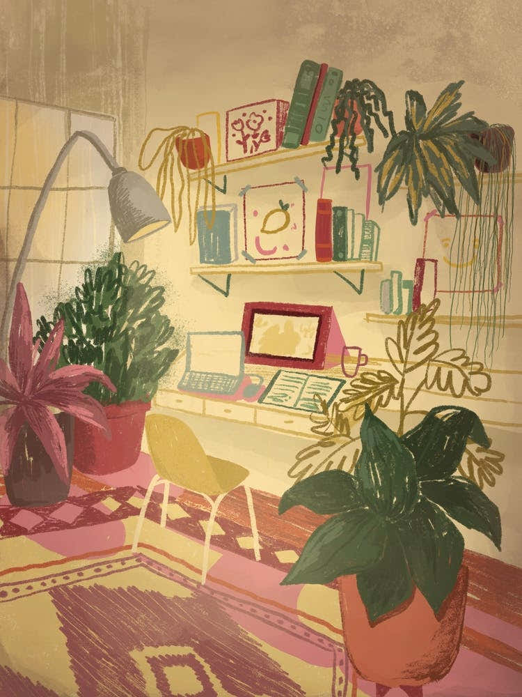 Bohemian Home Office