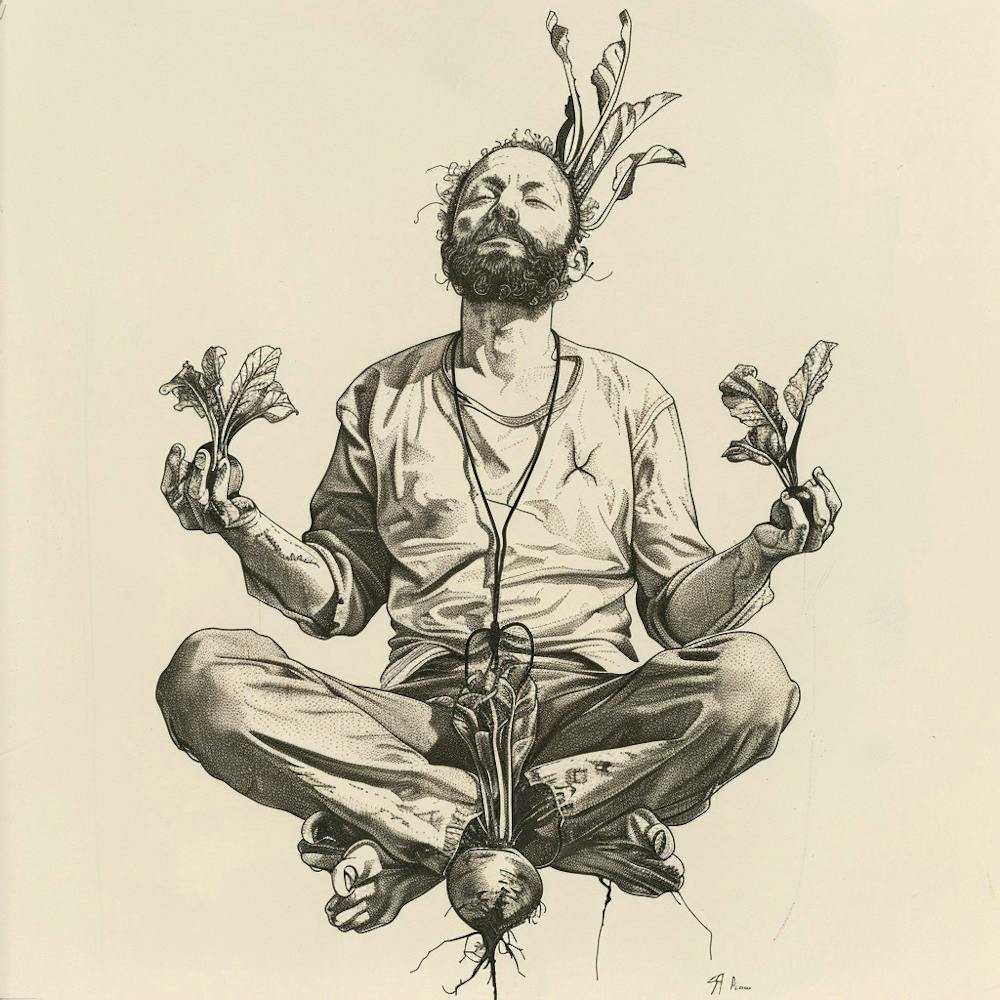 Meditating Man