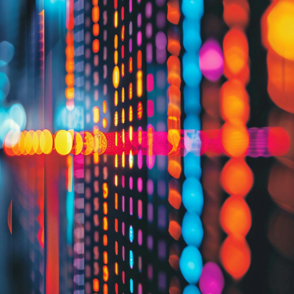 Blurry Lights At Night