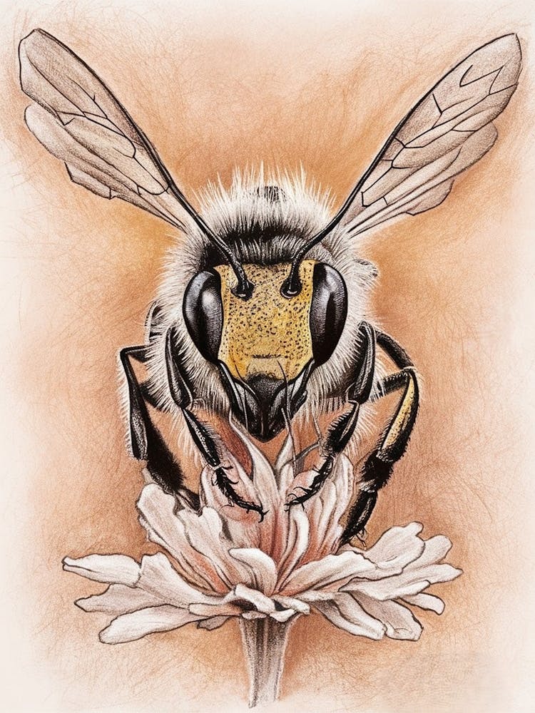 Bee On Flower 1