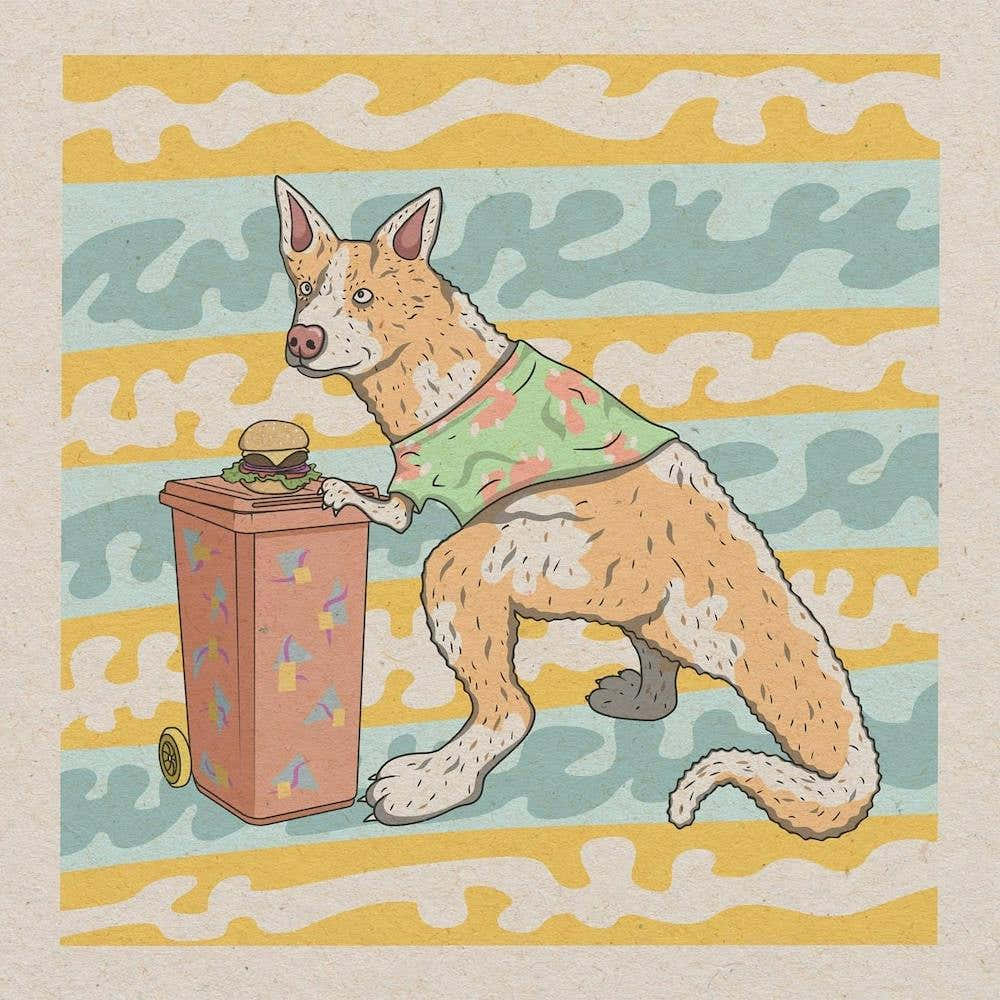 Spirit Animal, creature, cartoon, illustration, wall art