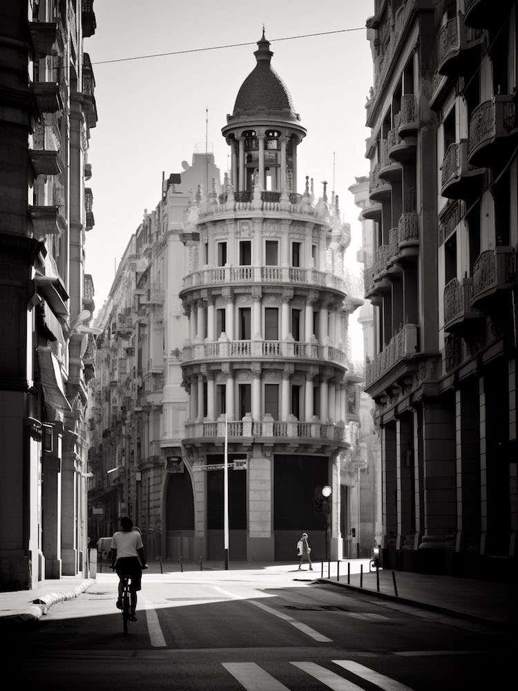 Valencia, Spain, Mediterranean Black And White Photography Analogue 5