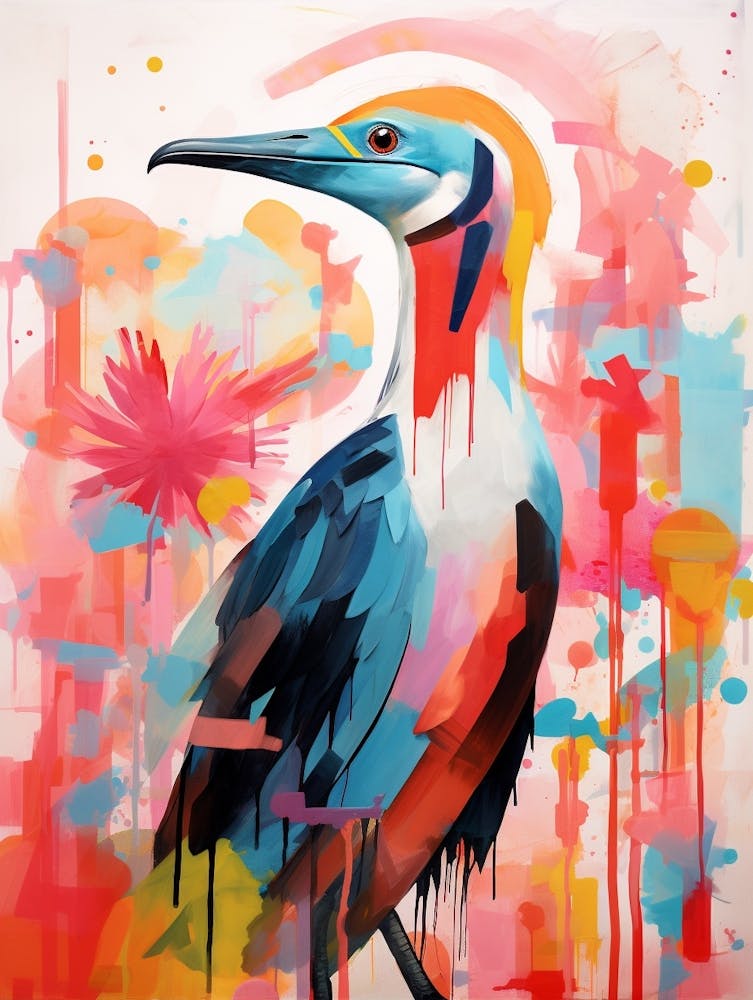 Bird Painting Collage Albatross 1