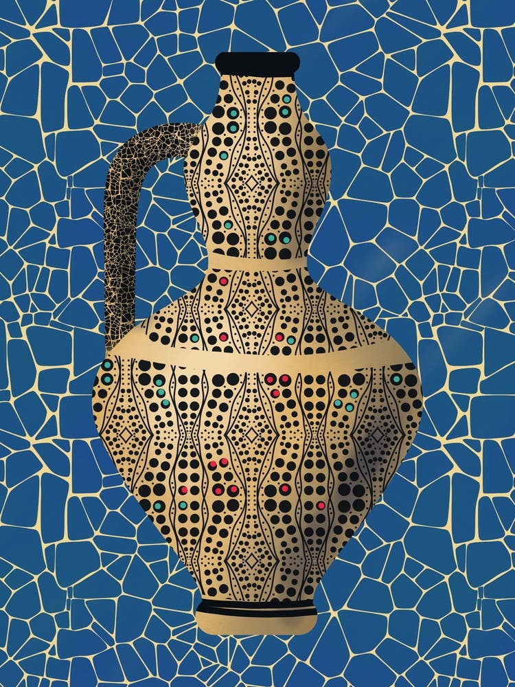 Mosaic Vase Color Study