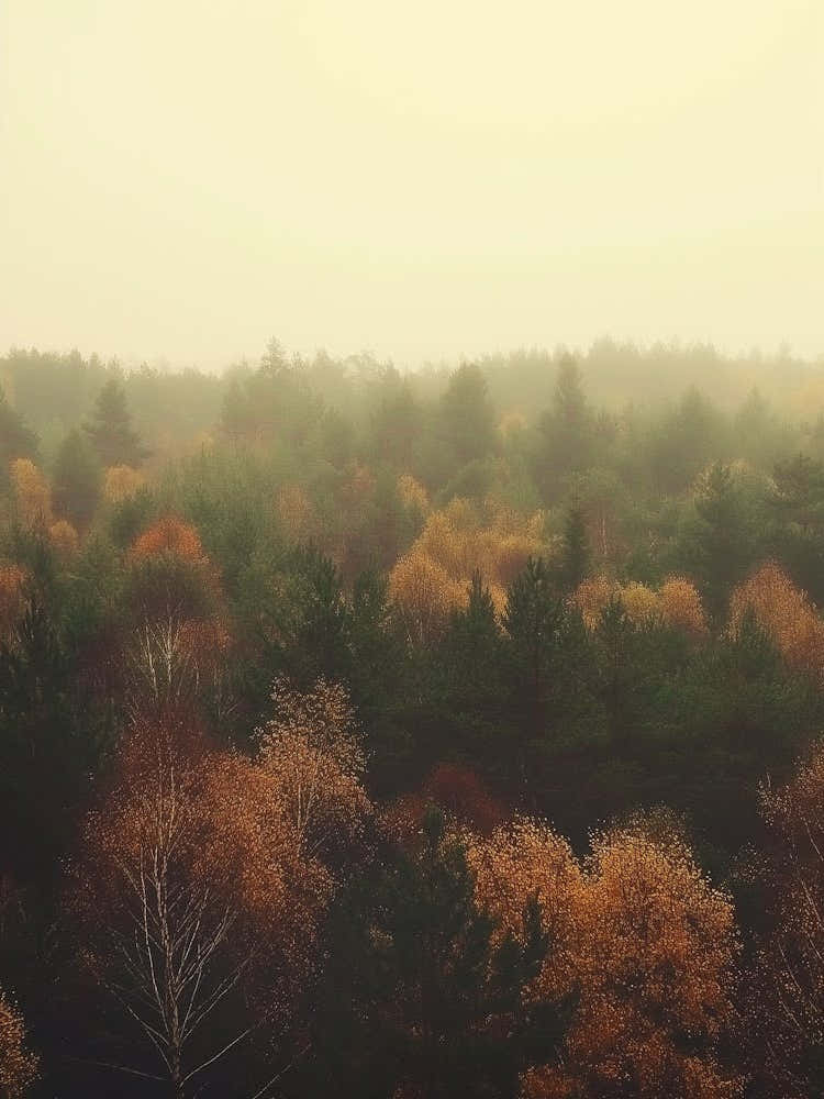 Foggy Autumn Forest 1