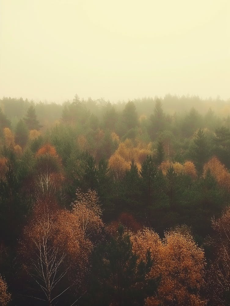 Foggy Autumn Forest 1