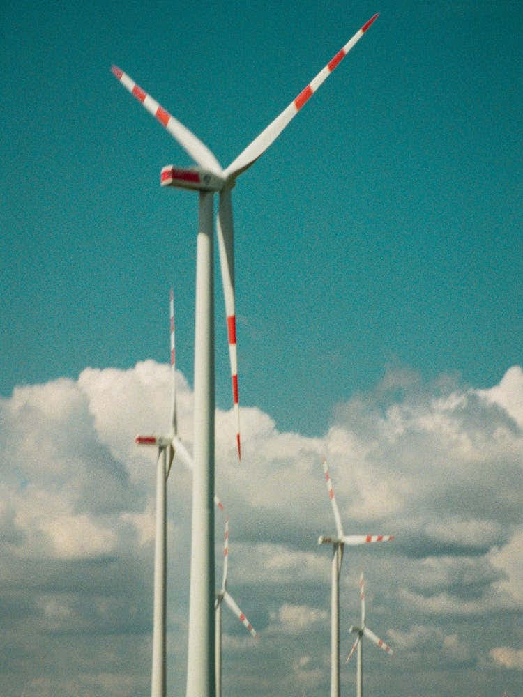 Wind Turbines in rural slovakia