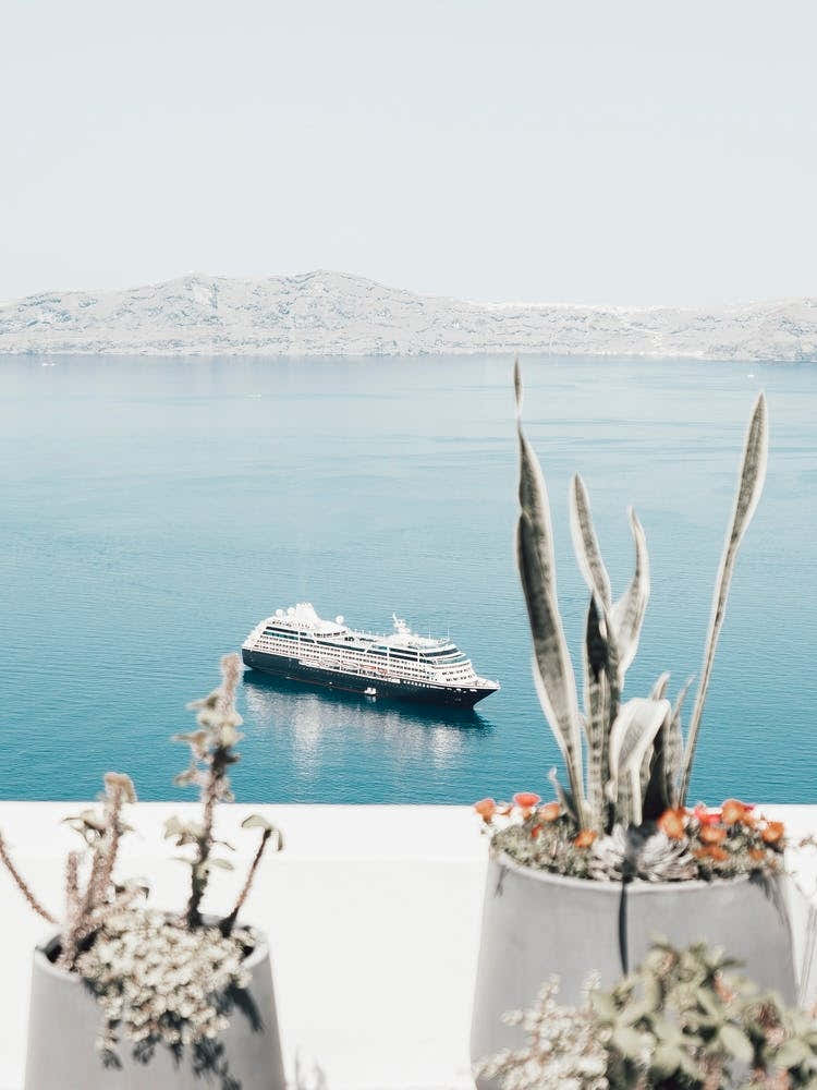 Santorini Seaside Charm
