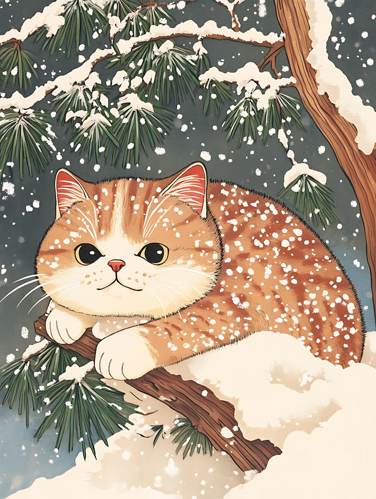 Cat In The Snow 7