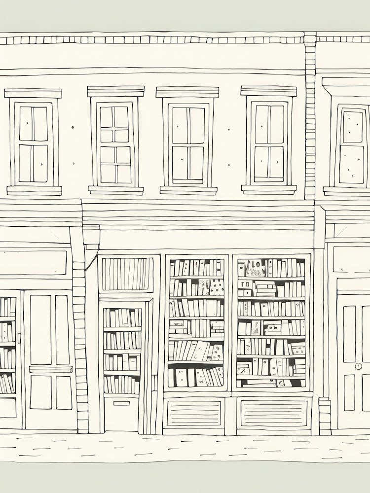 London The Book Nook Pastel Colours 6