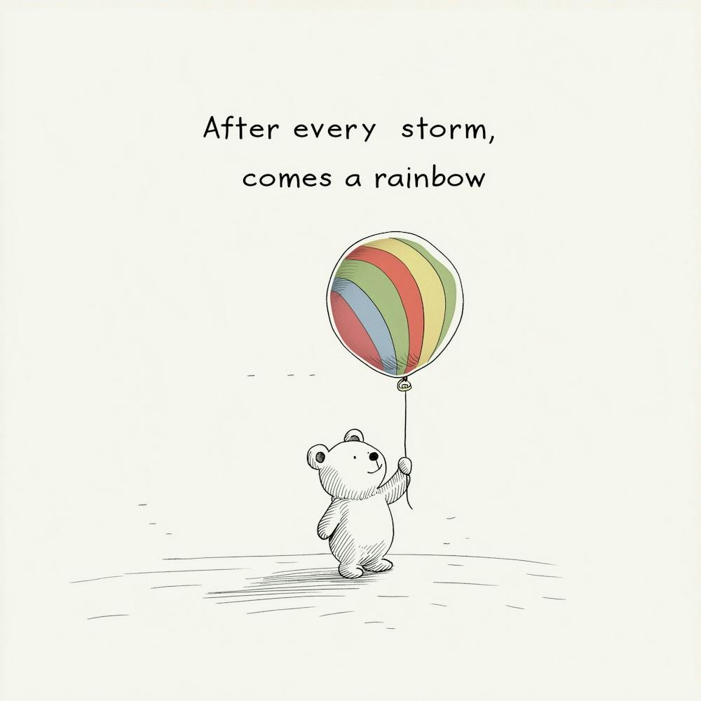 After Every Storm Comes A Rainbow