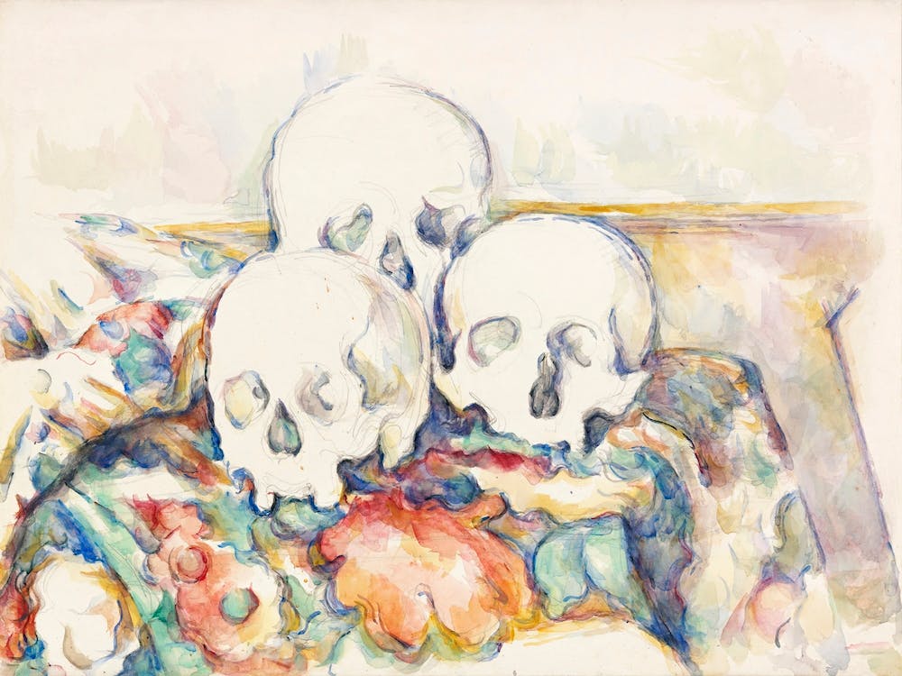 The Three Skulls, Paul Cézanne
