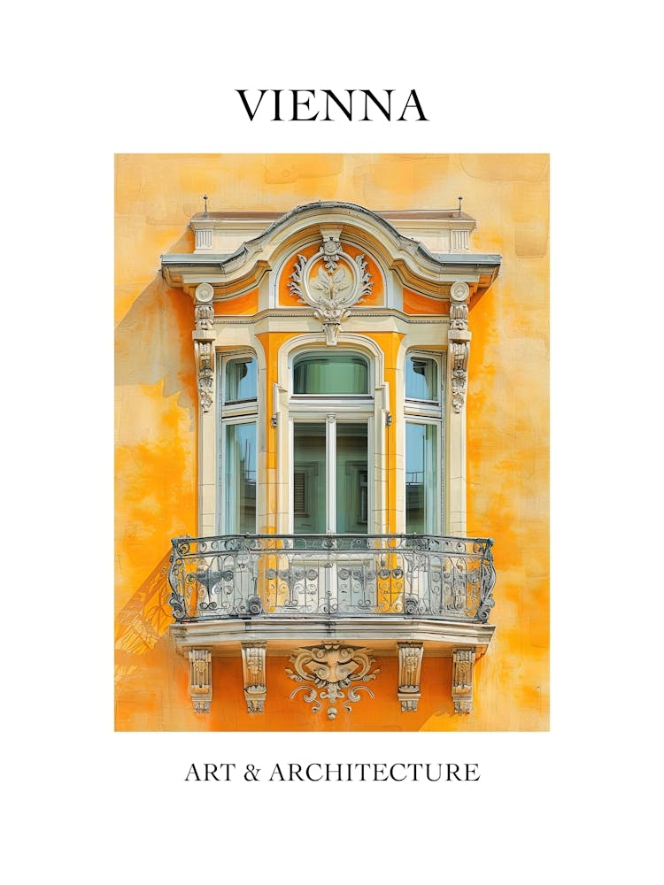 Vienna Travel And Architecture Poster 2