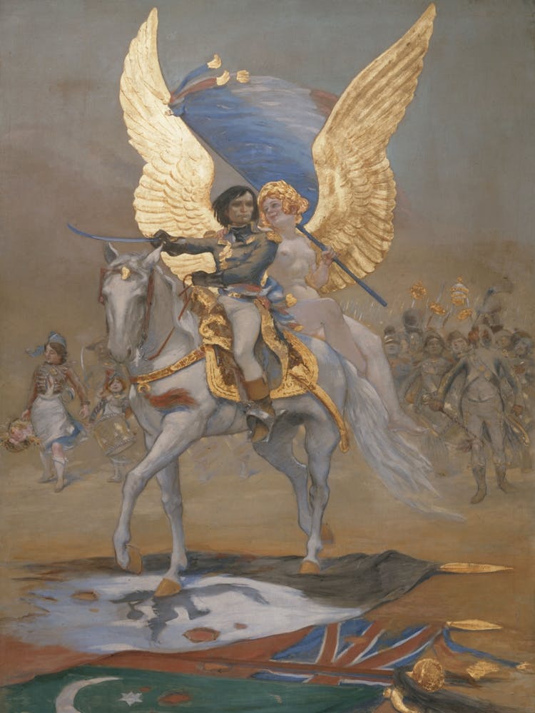 À Bonaparte (ca 1902) by Adolphe Willette.