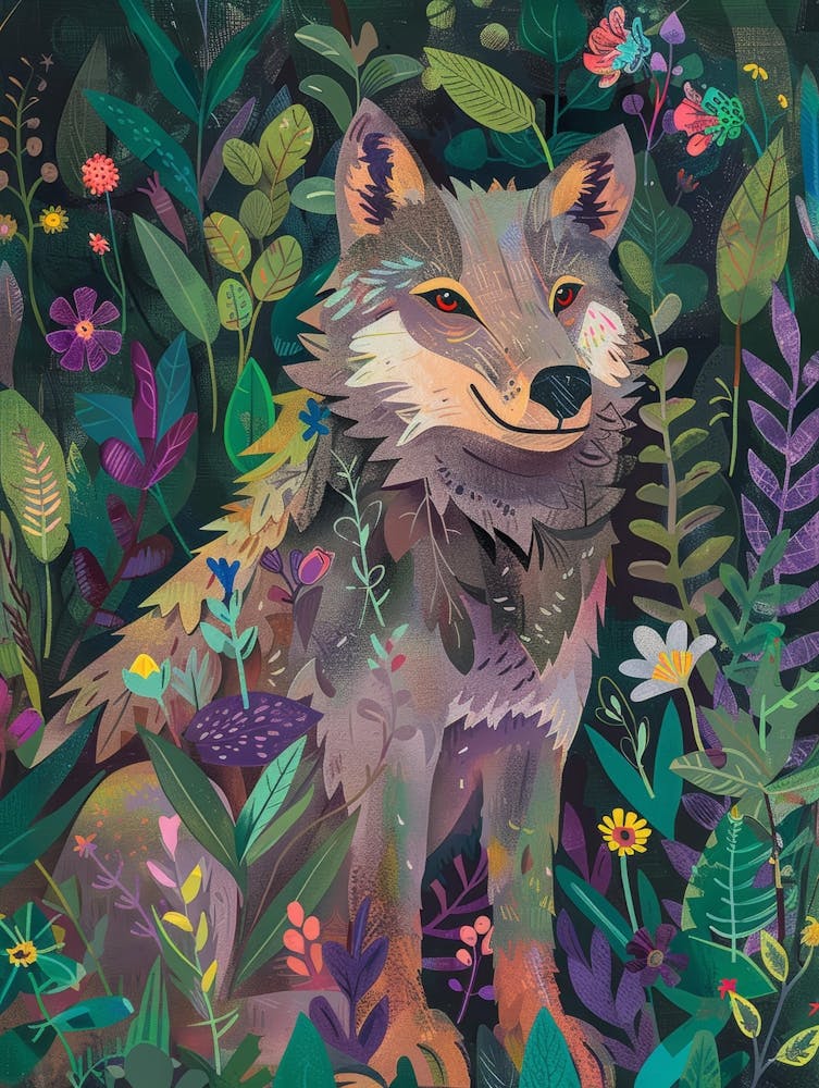 Wolf In The Forest