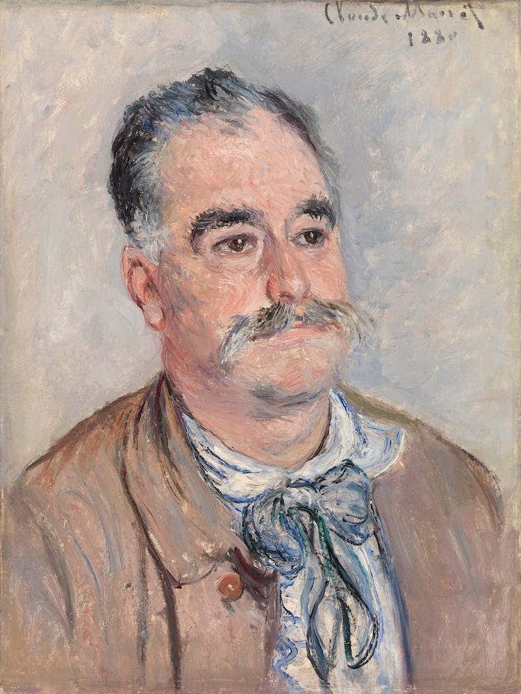 Portrait Of Monsieur Coquette, Father (1880), Claude Monet