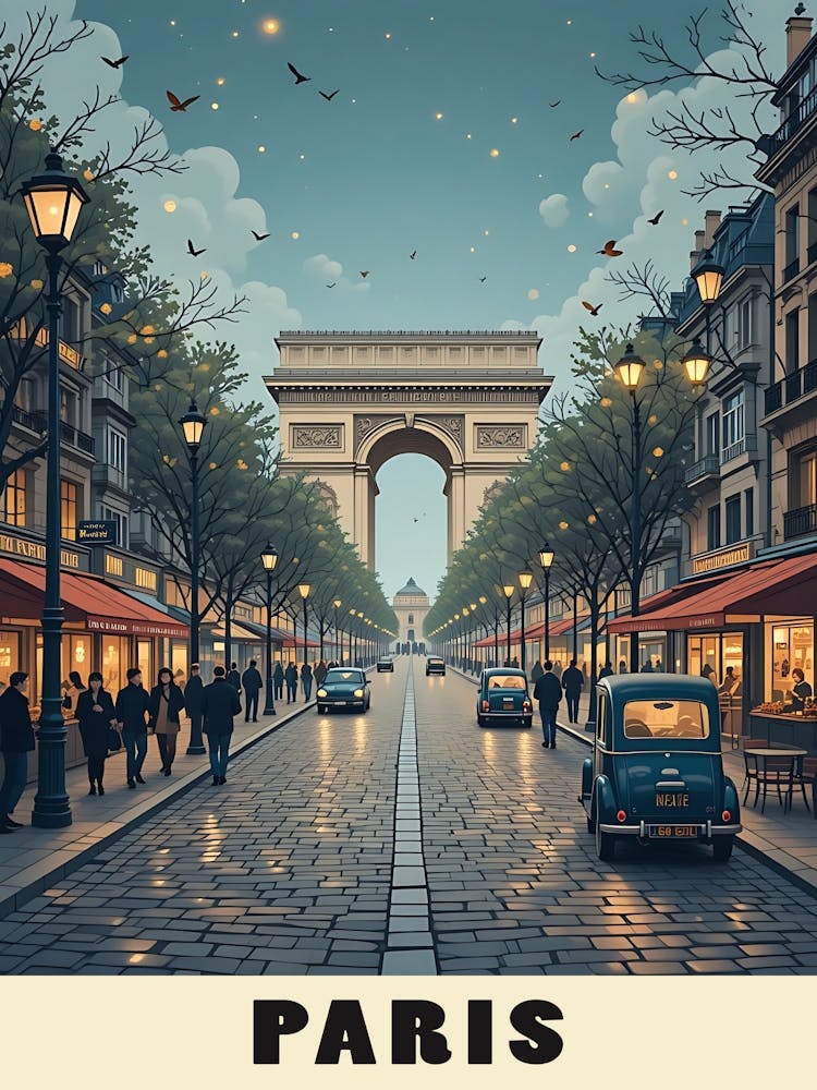 Paris Vintage Travel Poster 18