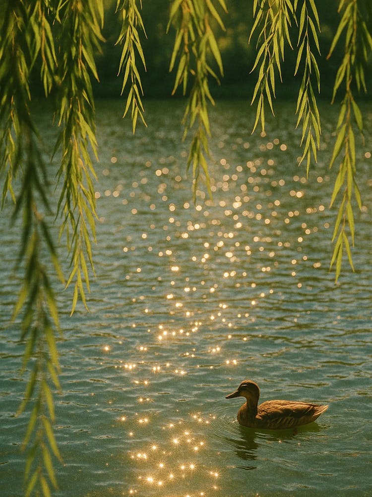 Duck In The Water