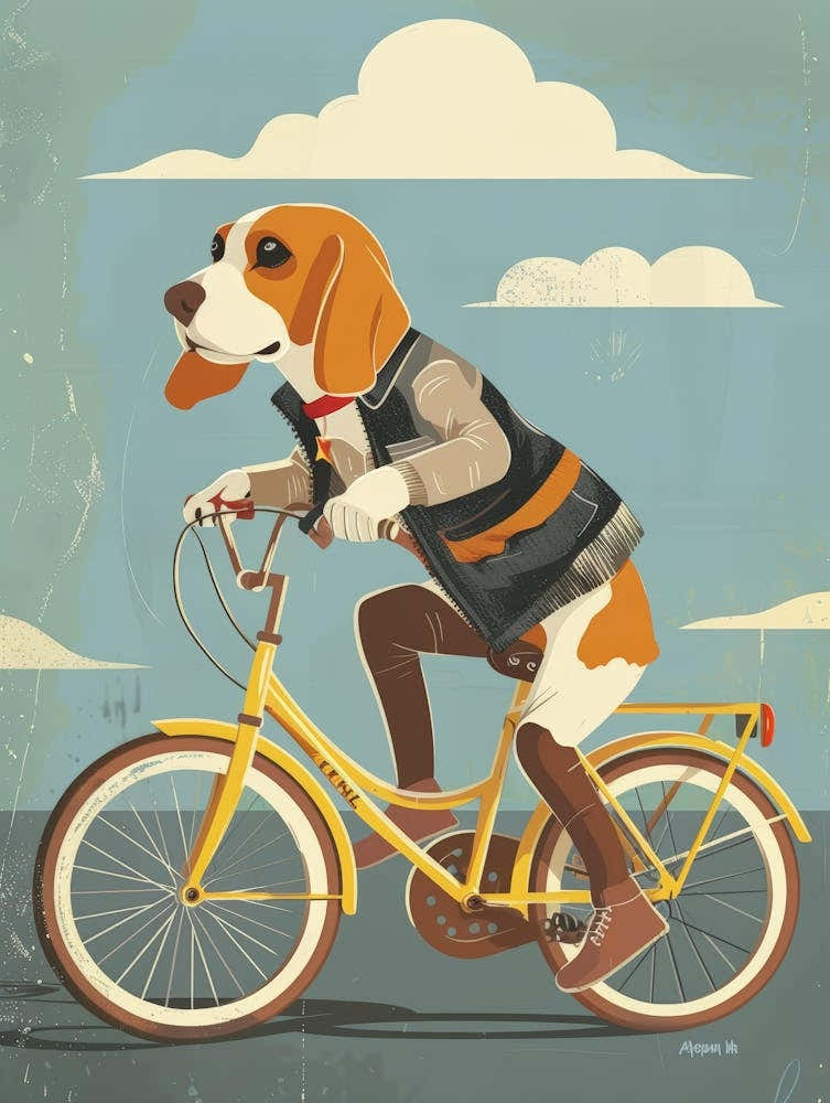 Beagle On A Bike 5