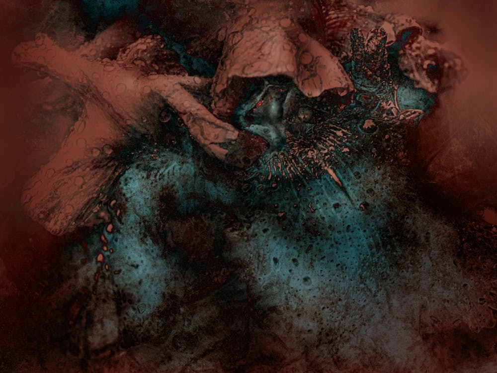 Abstracted Face Of Fear