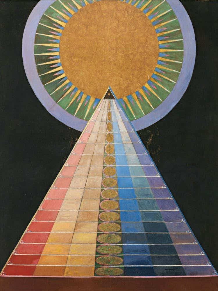 Hilma af Klint - Altarpiece No. 1 , High Resolution