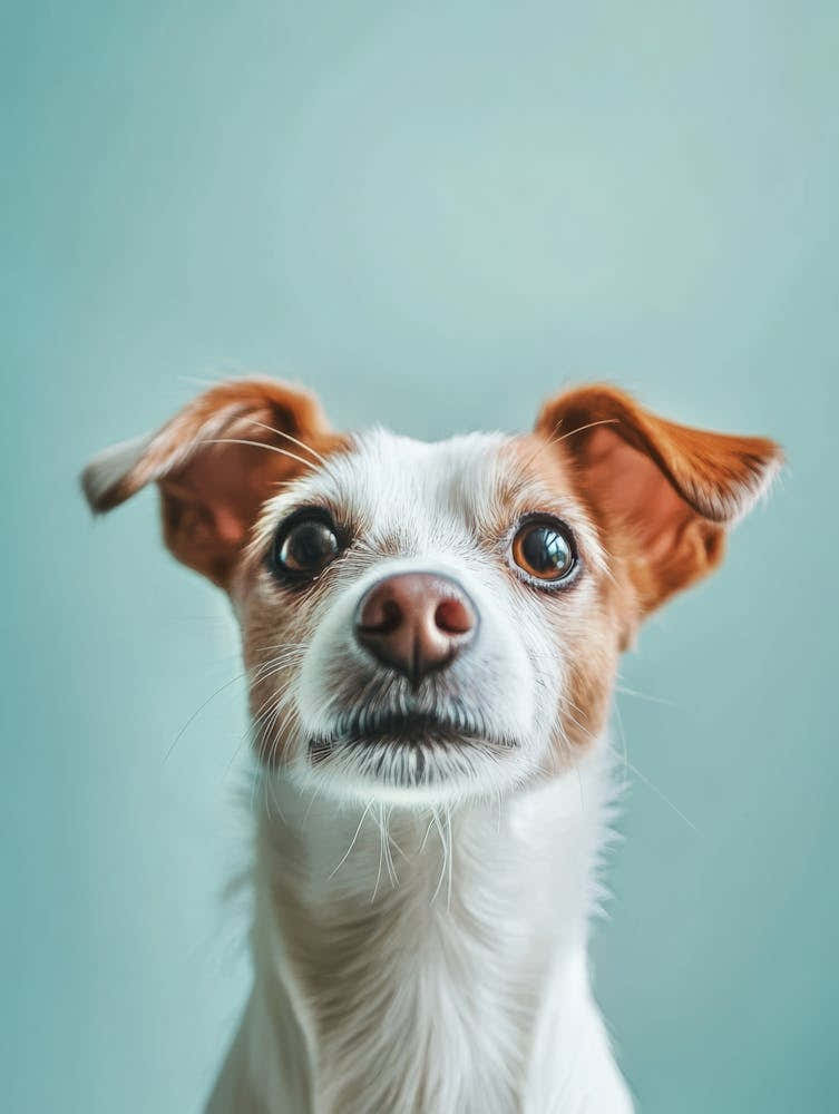 Portrait Of A Dog. Generated AI. 4