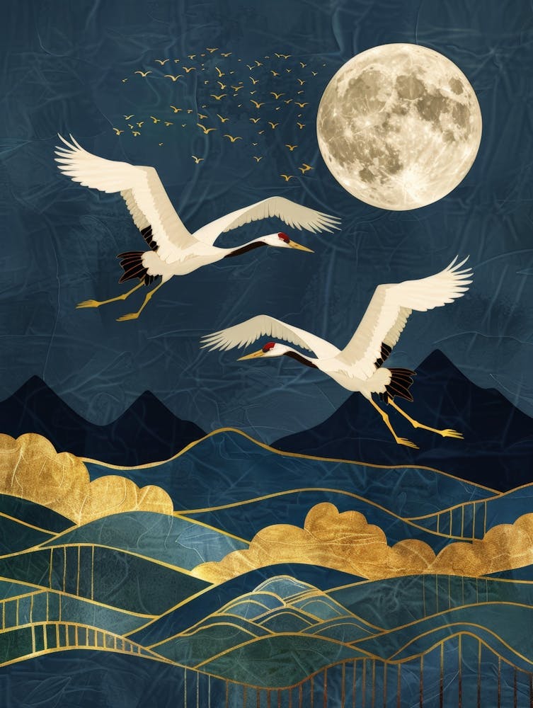 Cranes In Flight 7