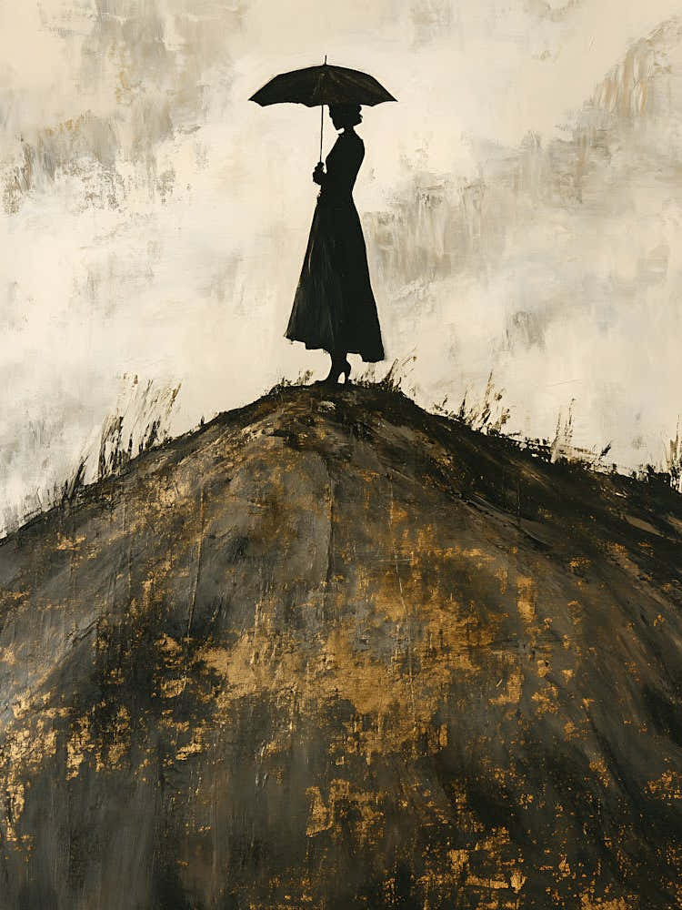 Stunning Girl with an Umbrella 1