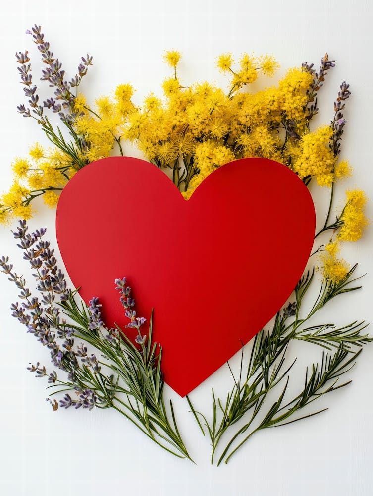 Heart With Flowers 13