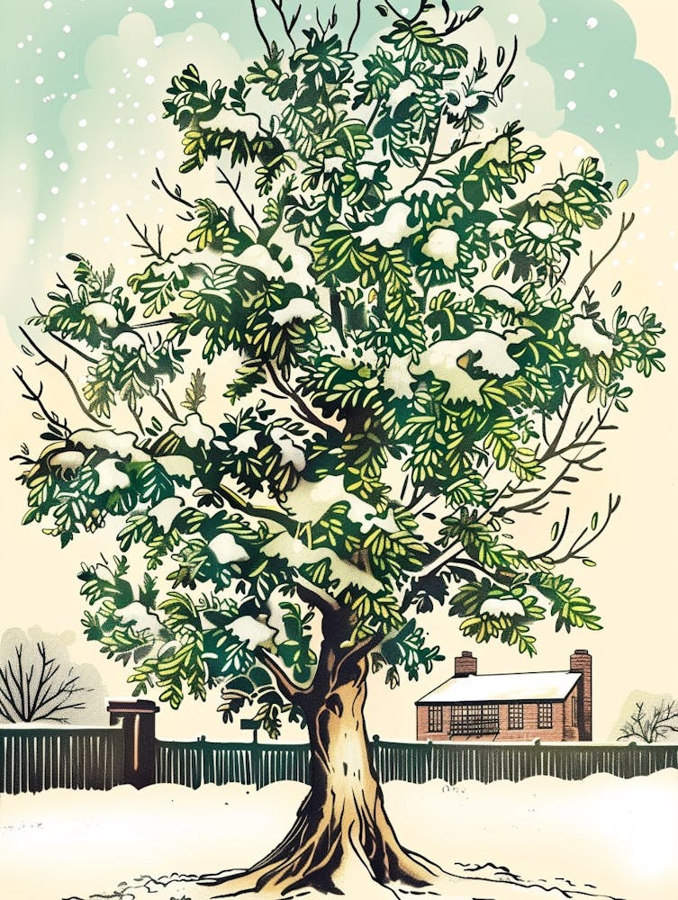 Linden Tree Storybook Illustration 1