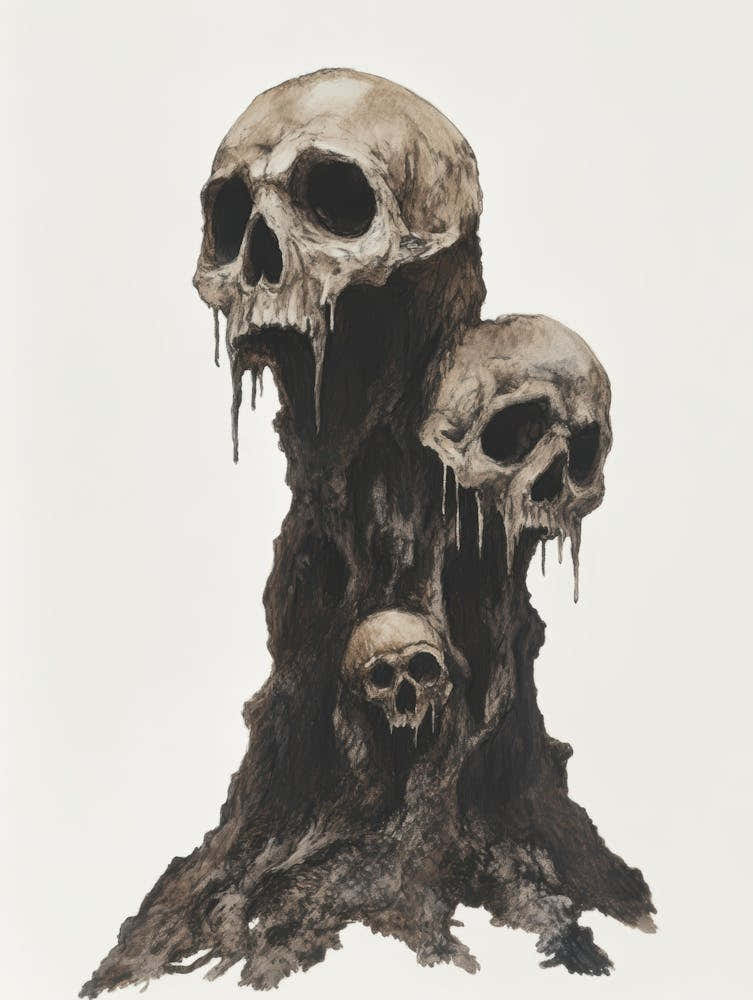 Skulls On A Tree