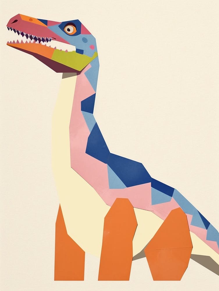Nursery Dinosaur Art Carcharodontosaurus 2