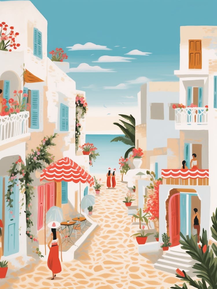 Hammamet Tunisia 1 Illustration