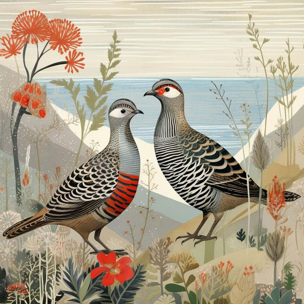 Bird In Nature Partridge 4