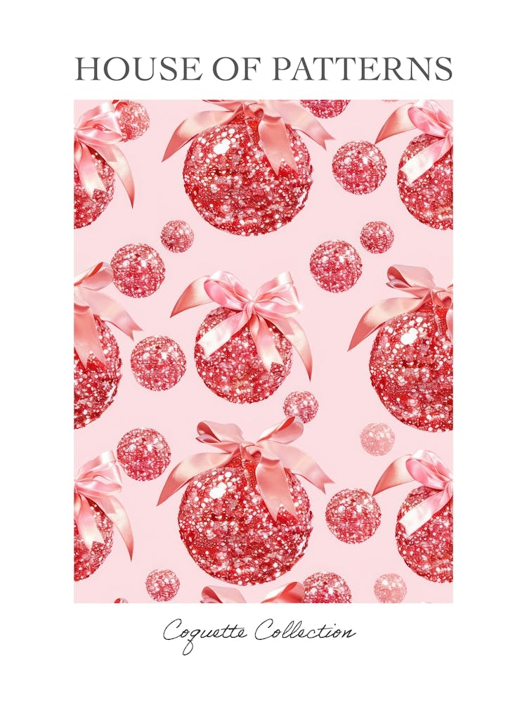 Coquette Disco 3 Pattern Poster