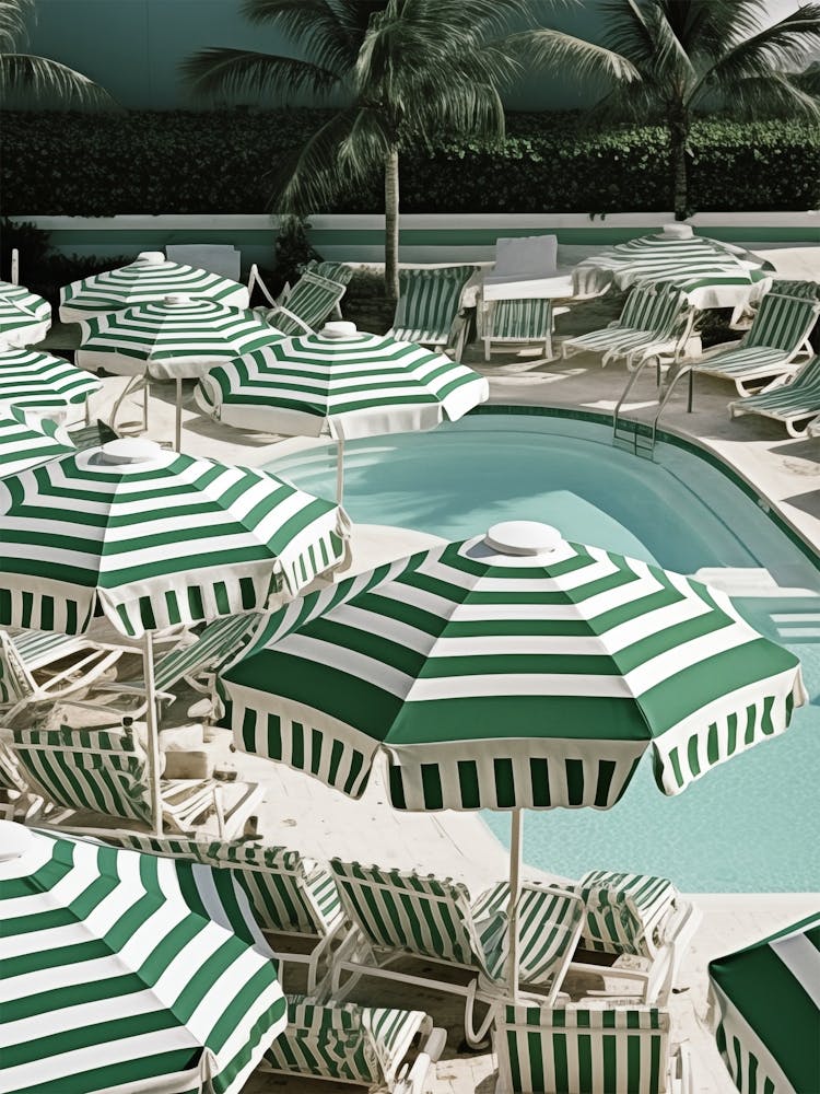 Striped Umbrellas