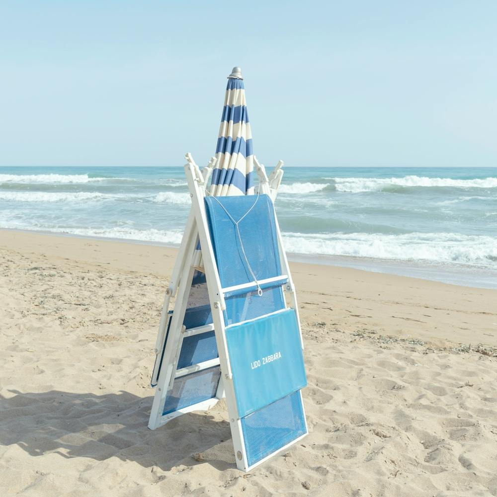 SQUARE Beach Umbrella "Marinella Di Selinunte" Sicily Italy Travel Photography