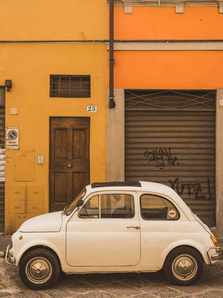 Fiat 500 In Florence