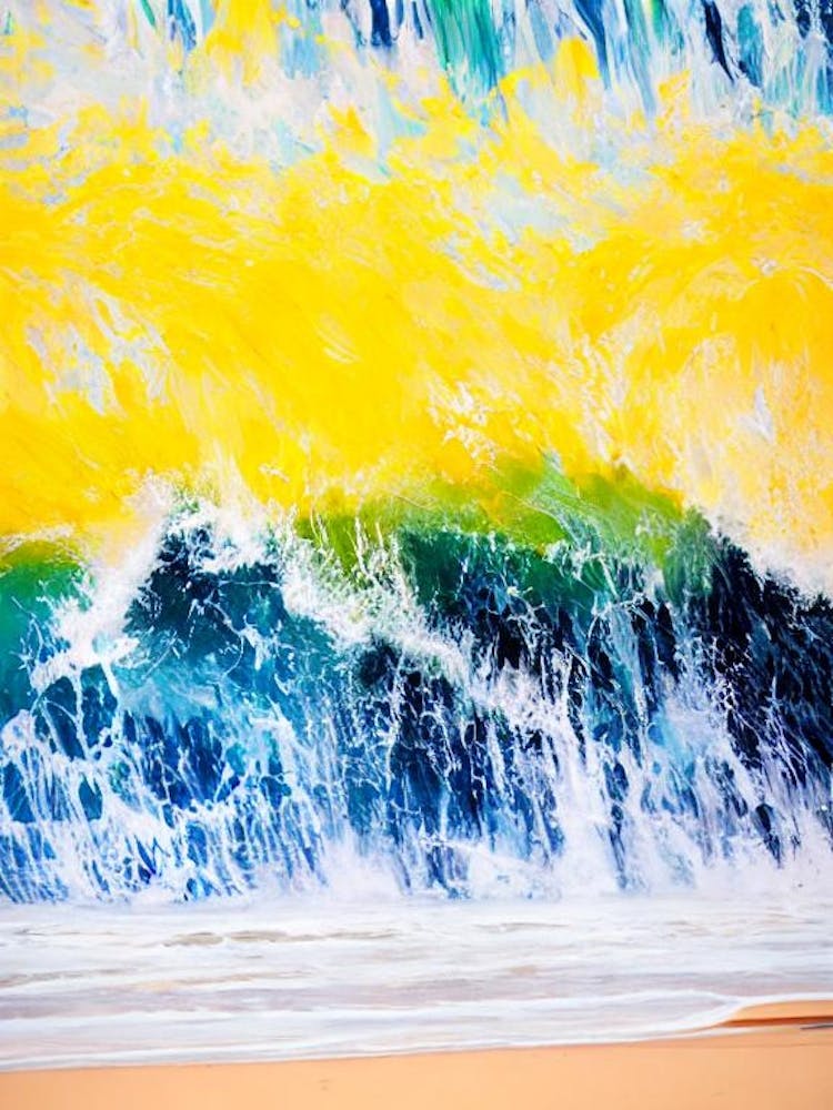 Bondi Beach, Sydney, Australia Bright Abstract