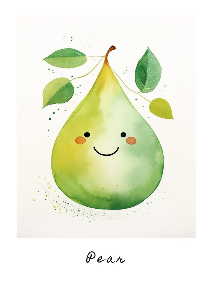 Friendly Kids Pear 1 Poster