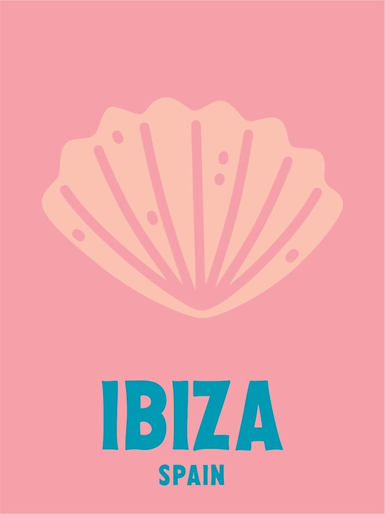Ibiza, Spain, Graphic Style Poster 5