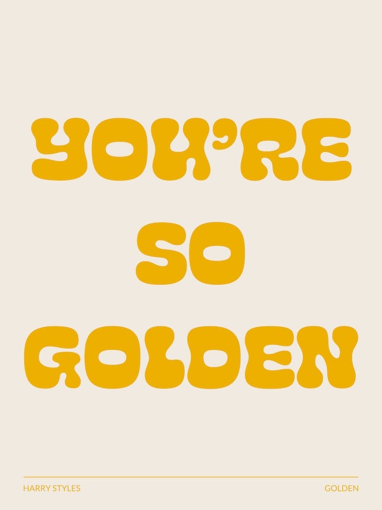 Harry Styles Golden Lyrics 2