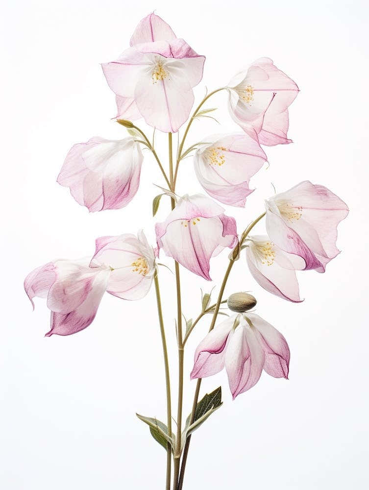 Pressed Wildflower Botanical Art Twinflower 2