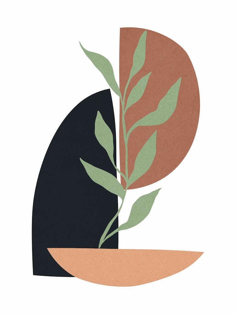 Geometric and floral composition 2